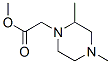 1-Piperazineaceticacid,-alpha-,4-dimethyl-,methylester(9CI) 结构式