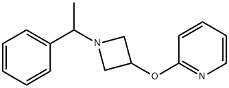 2-[1-(1-PHENYLETHYL)-3-AZETIDINYLOXY]PYRIDINE 化学構造式