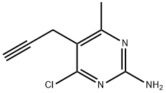 4-Chloro-6-methyl-5-(2-propynyl)-2-pyrimidinamine