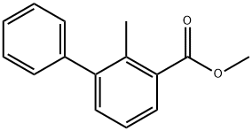 2-Methyl-3-phenylbenzoic Acid Methyl Ester, 1329496-87-8, 结构式