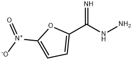 5-NITRO-2-FUROHYDRAZIDEIMIDE 结构式