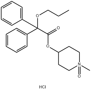 PROPIVERINE-N-OXIDE, HYDROCHLORIDE (CIS,TRANS MIXTURE) Structure