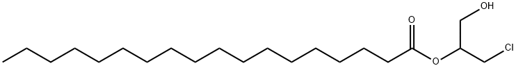 RAC 2-ステアロイル-3-クロロプロパンジオール 化学構造式