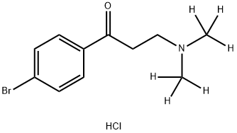 3-(Dimethyl-d6-amino)-4'-bromopropiophenone Structure