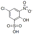 4-Chloro-2-nitrophenol-6-sulfonic acid 结构式
