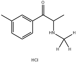 3-Methyl Methcathinone-d3 Hydrochloride Structure