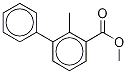 2-Methyl-3-phenylbenzoic Acid-d5 Methyl Ester 结构式