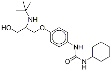 1329835-86-0 N-Cyclohexyl-N'-[2-(tert-butyl)aMino-3-hydroxypropoxy]phenylurea-d5