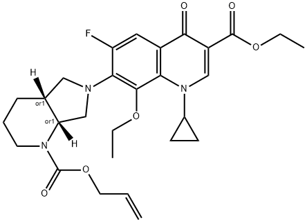 N-Allyloxycarbonyl 8-Ethoxy Moxifloxacin Ethyl Ester|