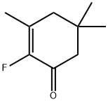 2-Cyclohexen-1-one,  2-fluoro-3,5,5-trimethyl- Structure