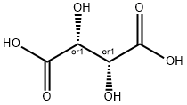 DL-Tartaric acid Structure