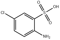 4-氯苯胺-2-磺酸, 133-74-4, 结构式