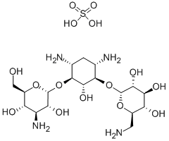 硫酸卡那霉素, 133-92-6, 结构式