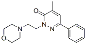 2-(2-Morpholinoethyl)-4-methyl-6-phenylpyridazine-3(2H)-one 结构式