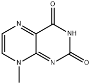 8-Methyl-2,8-dihydro-2,4(3H)-pteridinedione 结构式