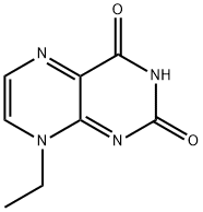 8-Ethyl-2,4(3H,8H)-pteridinedione Structure