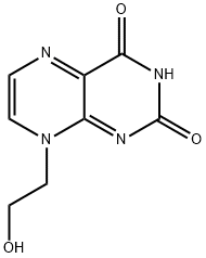 8-(2-Hydroxyethyl)-2,4(3H,8H)-pteridinedione 结构式