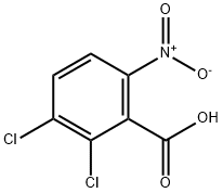 2,3-DICHLORO-6-NITROBENZOIC ACID 化学構造式