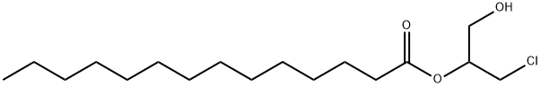 rac 2-Myristoyl-3-chloropropanediol, 95% Structure