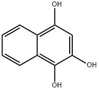 萘-1,2,4-三醇 结构式