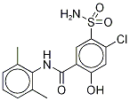 Xipamide-d6 Structure