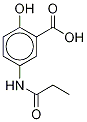 N-Propionyl Mesalazine-d3 Structure