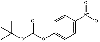 炭酸1,1-ジメチルエチル4-ニトロフェニル 化学構造式