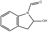 2,3-Dihydro-2-hydroxy-1H-indole-1-carbaldehyde Struktur