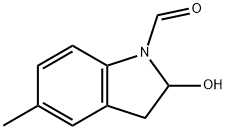 2-Hydroxy-5-methyl-1-indolinecarbaldehyde,13303-69-0,结构式
