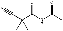 Cyclopropanecarboxamide, N-acetyl-1-cyano- (9CI)|