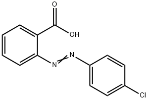 2-[(4-Chlorophenyl)azo]benzoic acid Structure