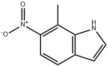 7-甲基-6-硝基-1H-吲哚, 133053-70-0, 结构式