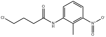 4-氯-N-(2-甲基-3-硝基苯基)丁酰胺,133053-93-7,结构式