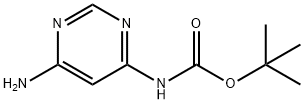 Трет-бутил (6-aMinopyriMidin-4-yl) карбамат структура