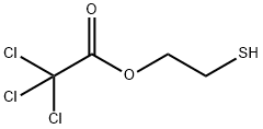 Trichloroacetic acid 2-mercaptoethyl ester 结构式