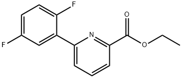 Ethyl 6-(2,5-difluorophenyl)pyridine-2-carboxylate|6-(2,5-二氟苯基)吡啶-2-甲酸乙酯