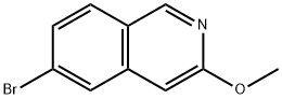 6-Bromo-3-methoxyisoquinoline Structure