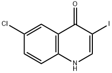 6-Chloro-3-iodo-1H-quinolin-4-one Struktur