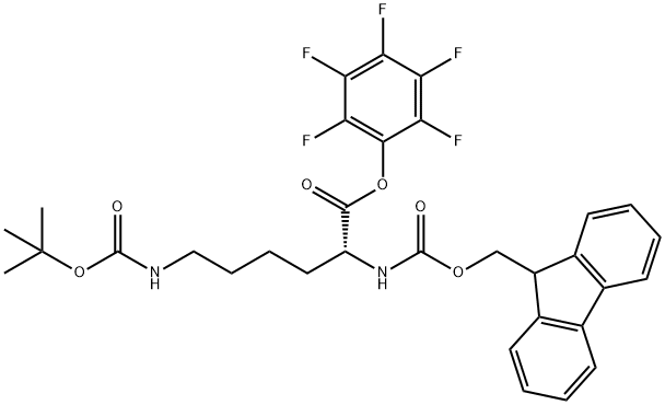 N'-(tert-Butoxycarbonyl)-N-(9-fluorenylmethyloxycarbonyl)-D-lysine pentafluorophenyl ester