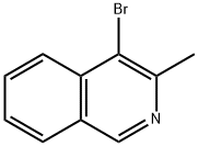 4-溴-3-甲基异喹啉 结构式