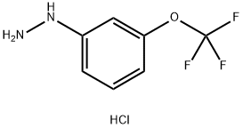 3-三氟甲氧基苯肼(HCL),133115-55-6,结构式
