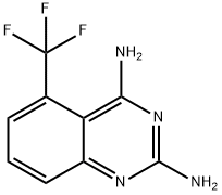 5-Trifluoromethyl-quinazoline-2,4-d
iamine 化学構造式
