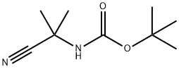 Carbamic acid, (1-cyano-1-methylethyl)-, 1,1-dimethylethyl ester (9CI) Structure