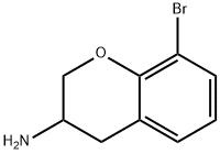 8-溴-苯并二氢吡喃-3-胺盐酸盐 结构式
