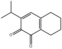 1,2-Naphthalenedione, 5,6,7,8-tetrahydro-3-(1-methylethyl)- (9CI) Structure