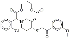 trans-Clopidogrel-MP Ethyl Ester Derivative
(Mixture of DiastereoMers) Structure