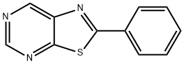 2-フェニルチアゾロ[5,4-d]ピリミジン 化学構造式