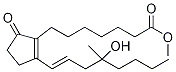 rac-11-Deoxy-8(12)-dehydro Misoprostol 化学構造式
