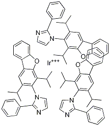 Tris[1-(2,4-diisopropyldibenzo[b,d]furan-3-yl)-2-phenyl-1H-iMidazole] iridiuM(III)|三[1-(2,4-二异丙基二苯并[BD呋喃-3-基)-2-苯基-1H-咪唑]合铱(III)