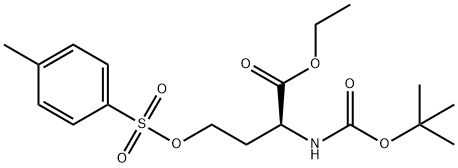 N-[(1,1-DiMethylethoxy)carbonyl]-L-hoMoserine Ethyl Ester 4-Methylbenzenesulfonate Struktur